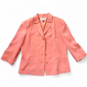 Petite Sophisticate Peach Jacket